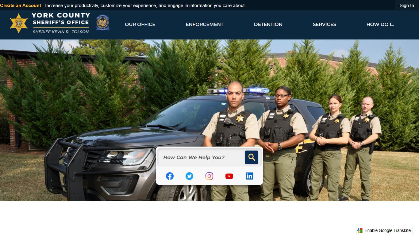 York County Sheriffs, SC | Official Website